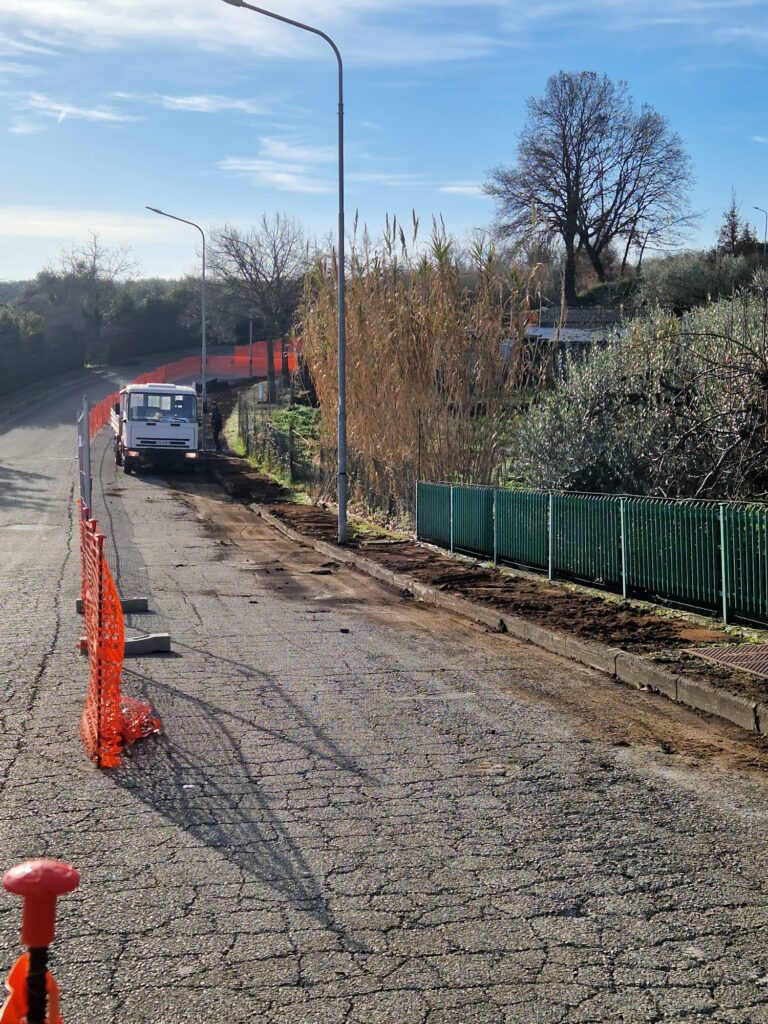 Lavori via XXV Aprile 1