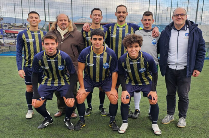 squadra dell'AIA di Viterbo al torneo di calcio a 5