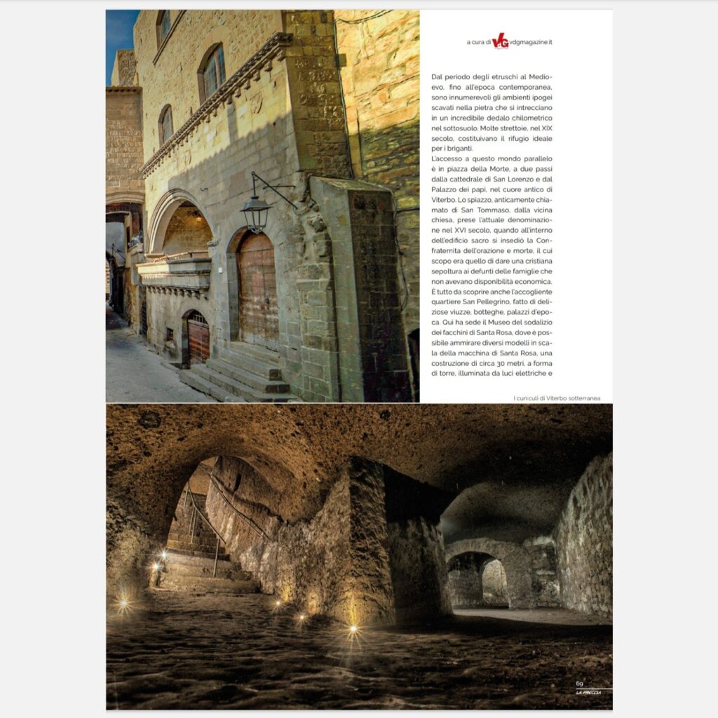 viterbo sotterranea la freccia dentro