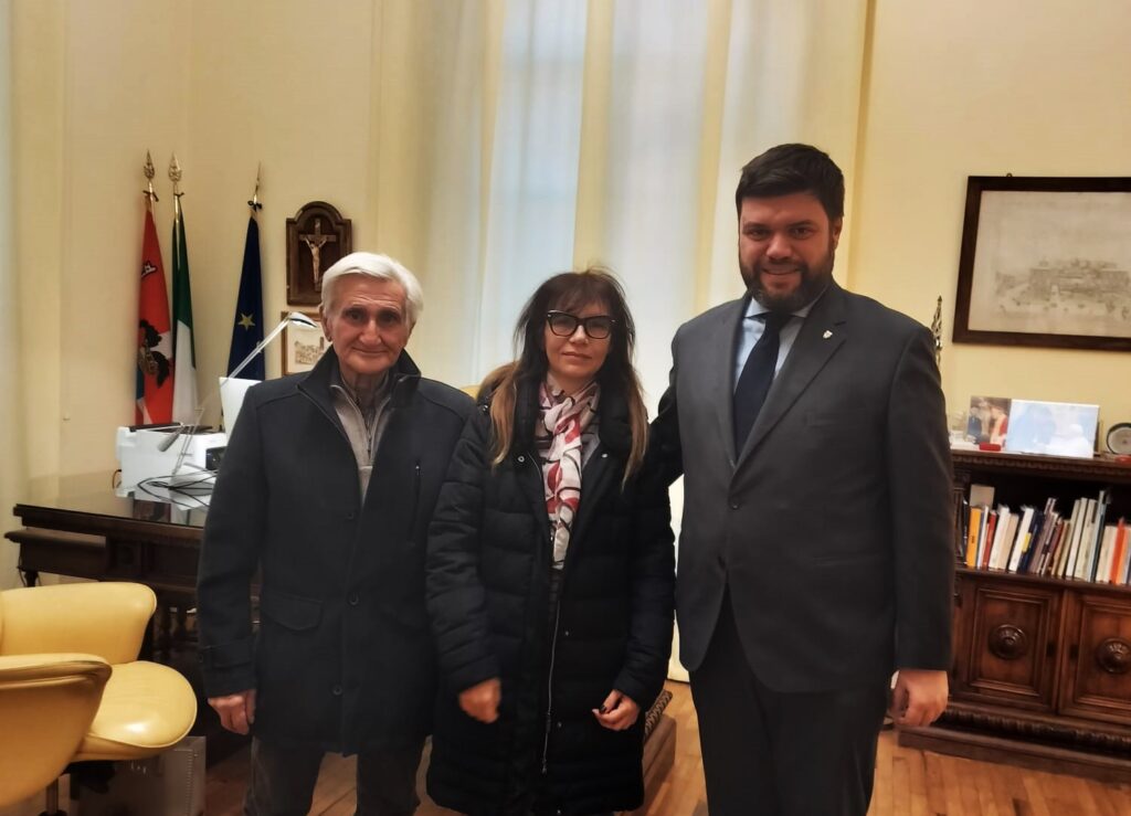 Da destra - Alessandro Romoli, Paola Bocci, Ivaldo Sassara