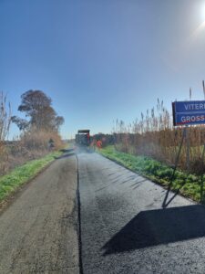 Lavori riasfaltatura SP Pescia Romana
