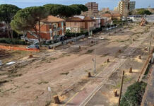 Tarquinia-ex viale alberato