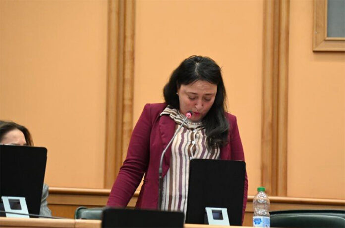 Valentina Paterna in Consiglio regionale