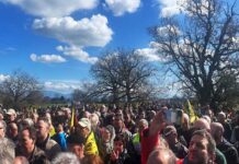 marcia per dire no alle scorie nella Tuscia