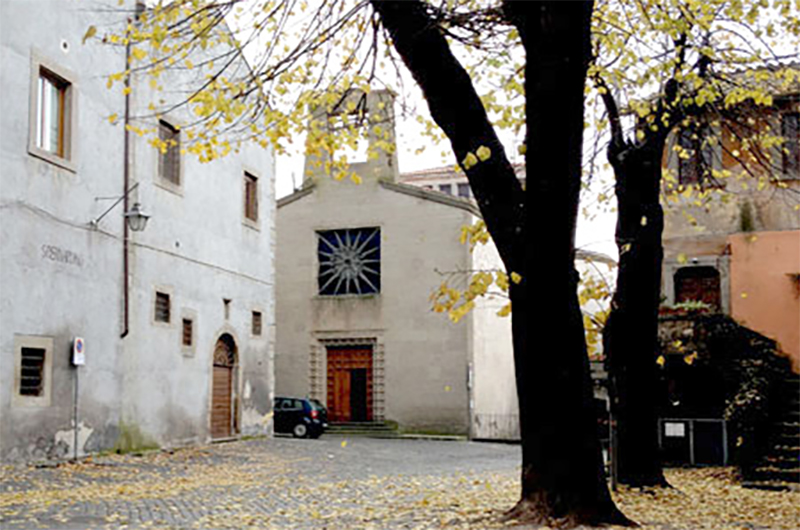 chiesa-di-santa-giacinta-facciata con annesso convento clarisse (archivio mauro galeotti)
