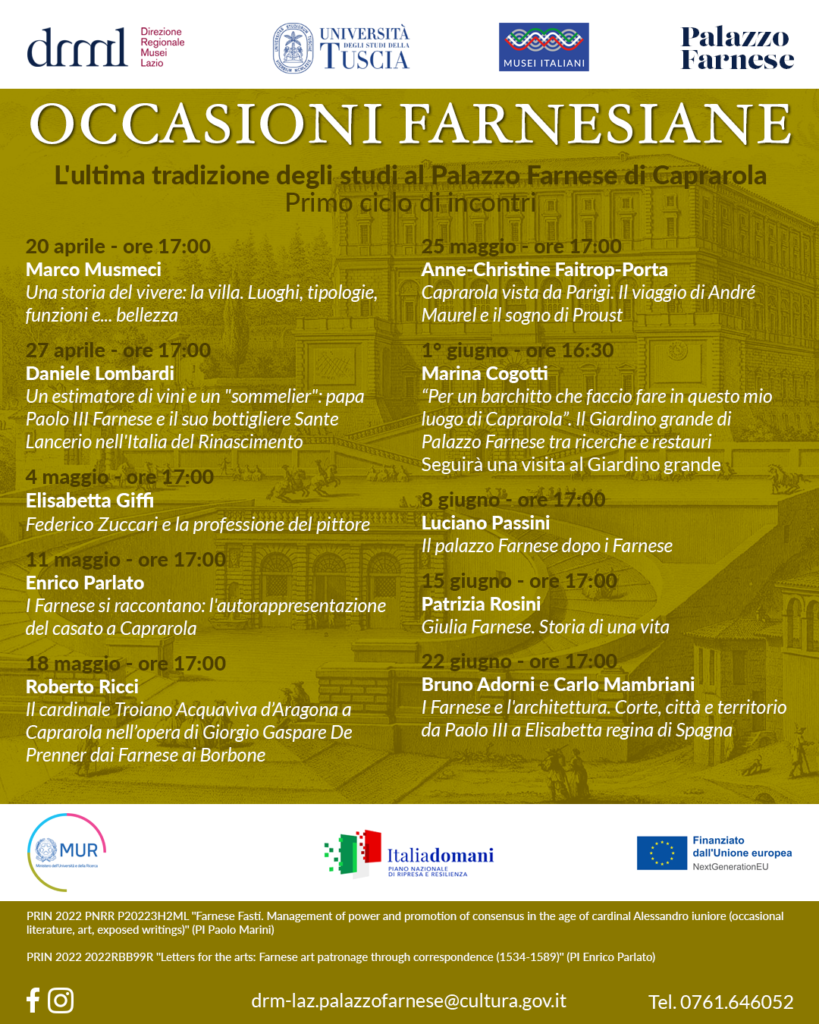 NUOVA locandina Occasioni farnesiane