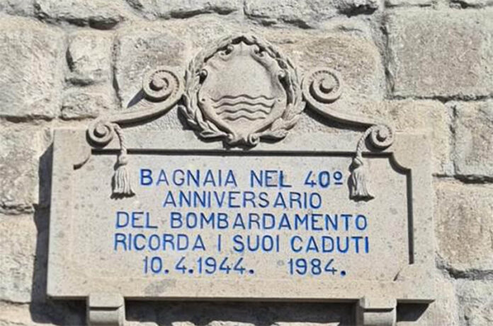 targa bOMBARDAMENTO bAGNAIA