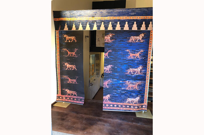 Una delle opere realizzate dagli studenti per la mostra