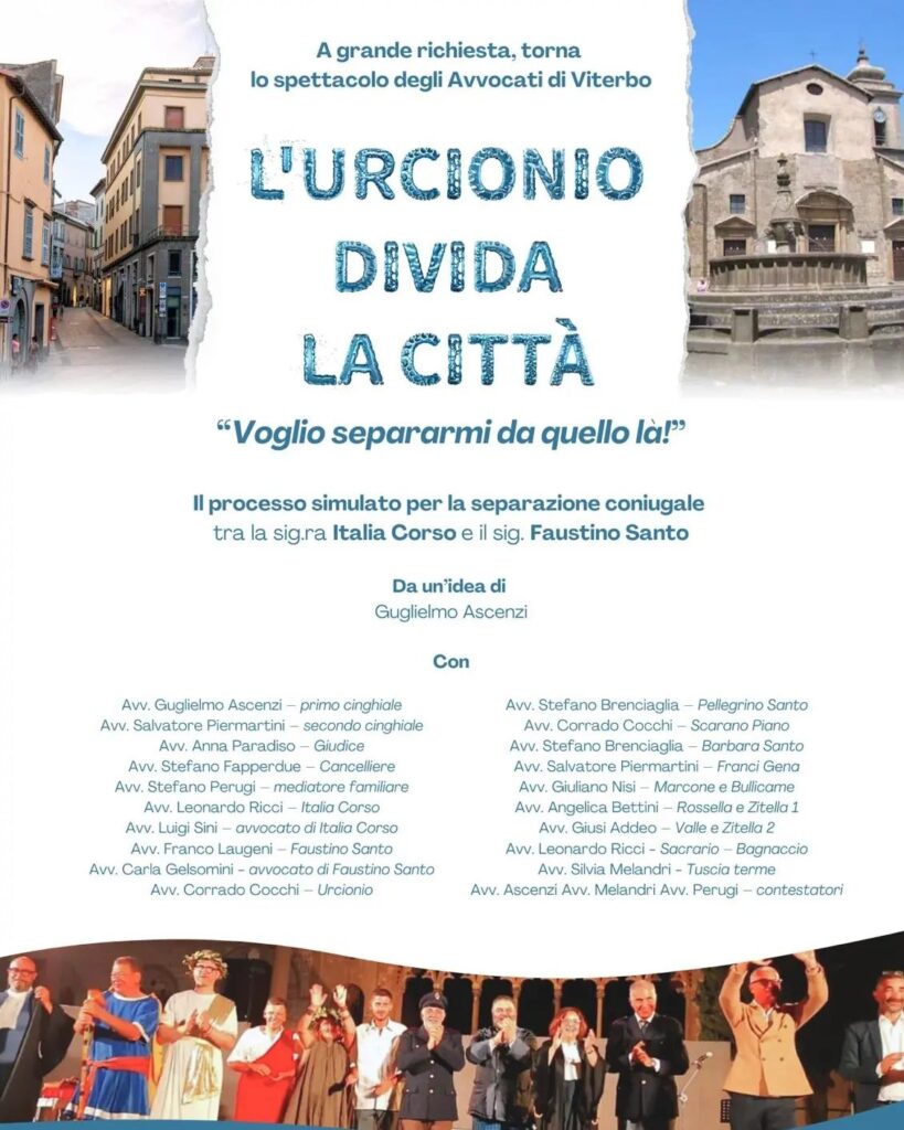 L'Urcionio divida la città