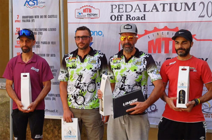 Mtbsan-Il podio vincente di Mancini e Mastropietro a Leonessa