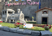 Peperino in Fiore quell’amalgama tra pietra e colori nel borgo antico di Vitorchiano