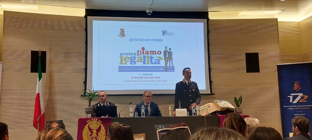 Un momento della premiazione