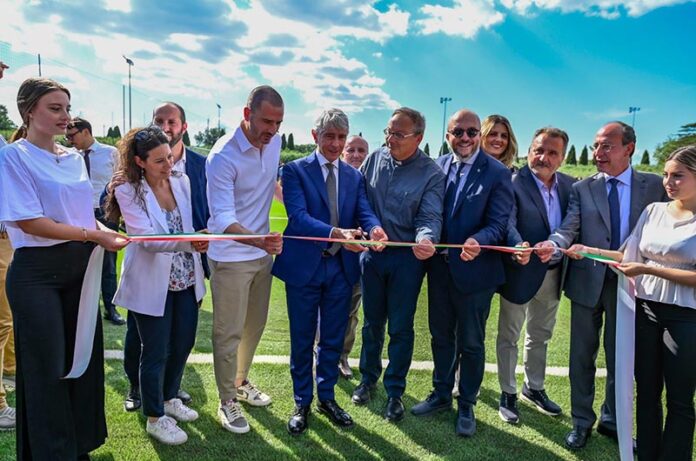 inaugurazione campo sportivo a La Quercia