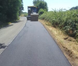 Lavori riasfaltatura SP Arlenese