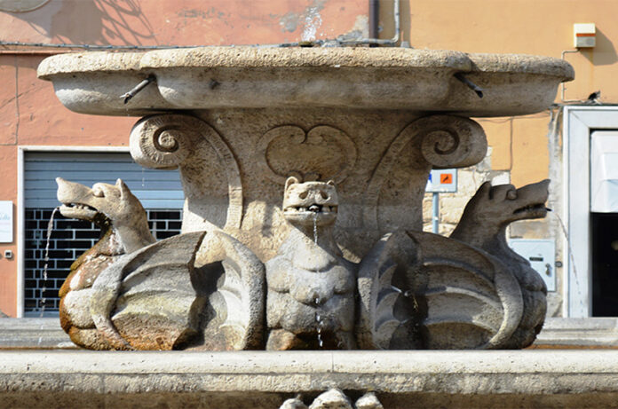 fontana dei draghi_ acqua potabile civita castellana