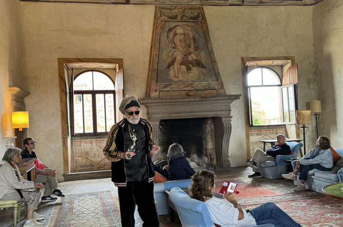 castello di montecalvello con il principe castello di montecalvello con il principe