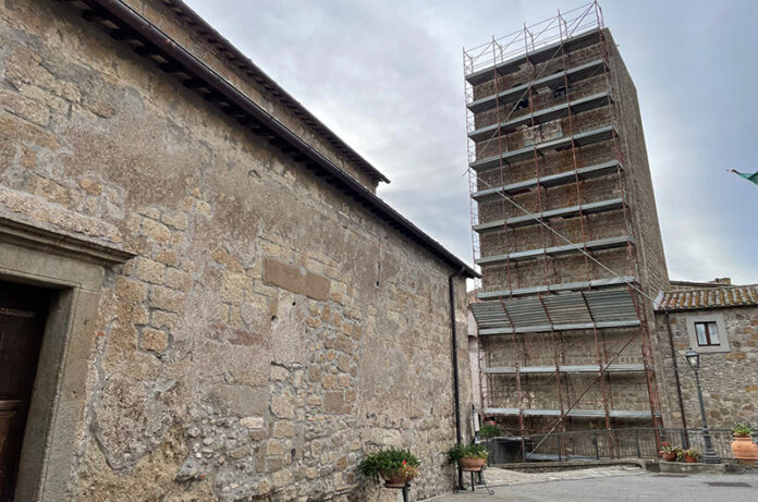 Lavori restauro orologio Torre