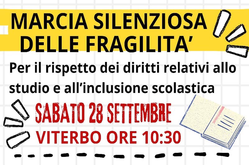 Marcia silenziosa delle Fragilità
