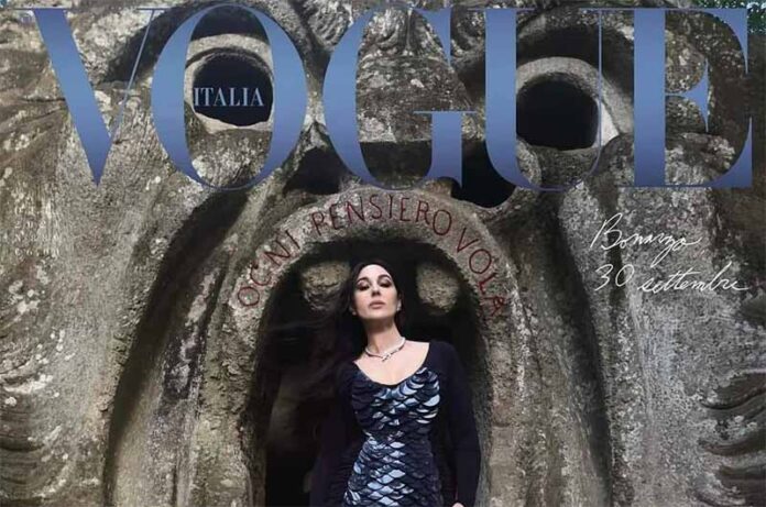 Monica Bellucci- Sacro Bosco di Bomarzo - Vogue Italia