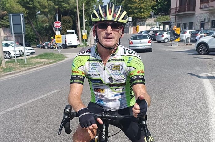 Mtbsan Stefanini prima della partenza a Civita Castellana