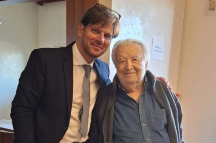 Patrizio Pelizzi con Pupi Avati