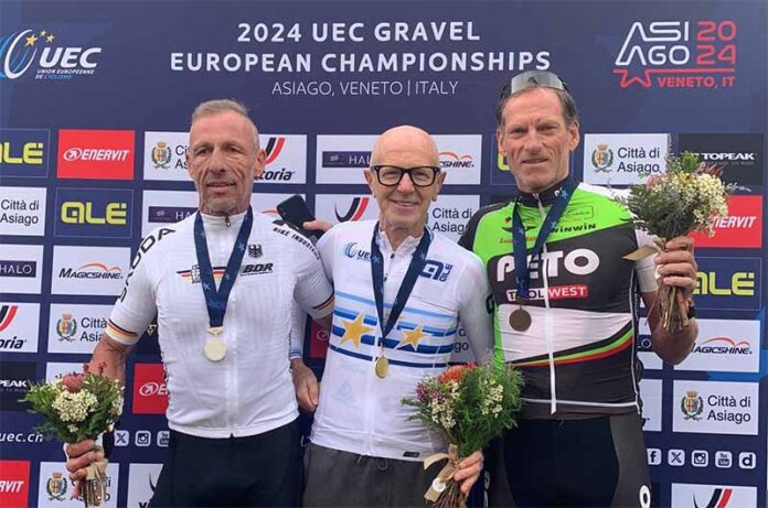 Il podio vincente di Feltre ad Asiago