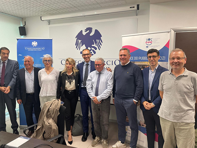 Il sindaco Sposetti e l’assessore Andreani all’assemblea di Sib Fipe Confcommercio Lazio