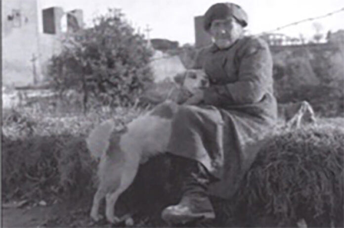 La Caterinaccia con il suo cane Raul