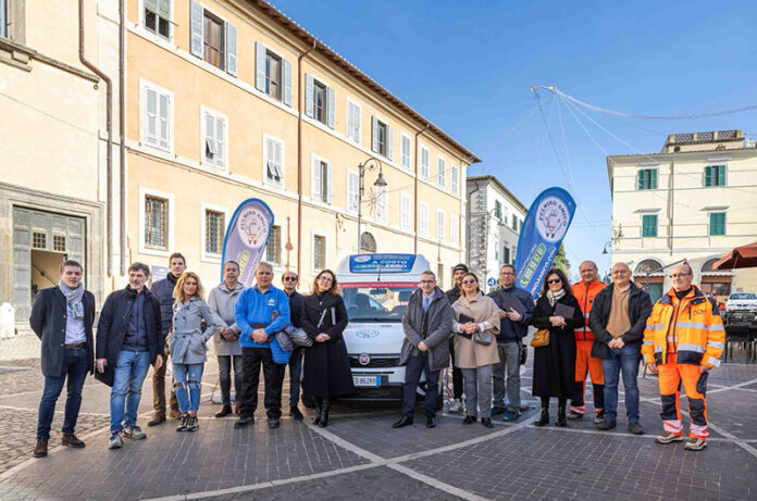 Cerimonia di consena del nuovo pulmino alla cooperativa sociale A.G.A (2)