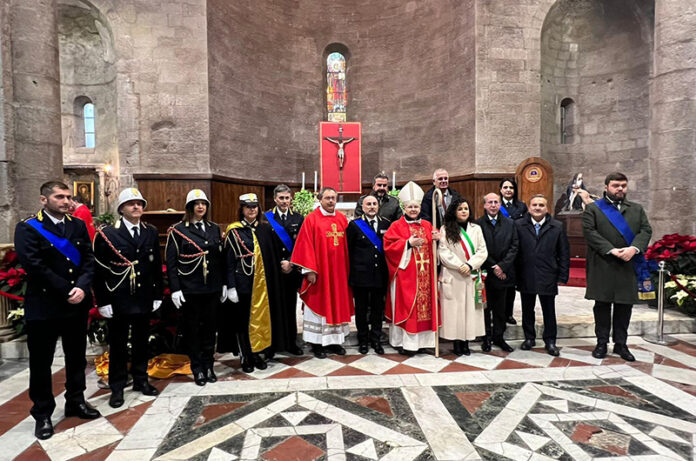 Festa di San Sebastiano patrono della Polizia locale in Duomo
