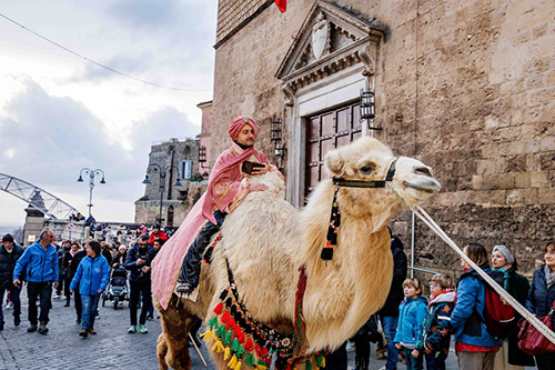 Presepe vivente di Tarquinia, corteo dei Re Magi (4)