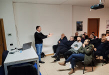 AIA Viterbo, riunione tecnica arbitrale con Riccardo Tozzi lezione tecnica aia viterbo con tozzi