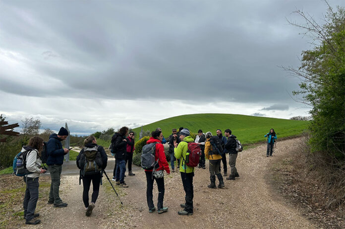 Gruppo lungo il percorso Gruppo lungo il percorso