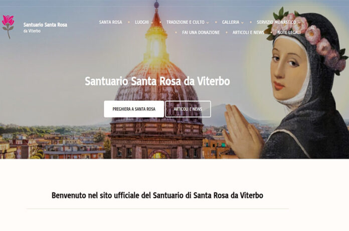 sito del Santuario di Santa Rosa da Viterbo sito del Santuario di Santa Rosa da Viterbo