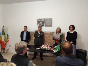 Foto inaugurazione - (da sinistra) Mazzoli, Panunzi, Venturi, Benedetti