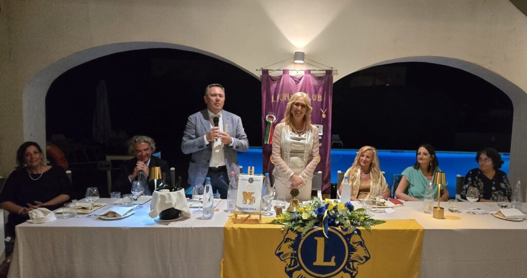 Passaggio della Campana, Roberta Ranucci confermata presidente del Lions Club Tarquinia