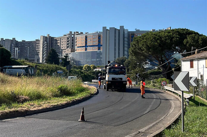 Riqualificazione dell'accesso all'ospedale S. Rosa