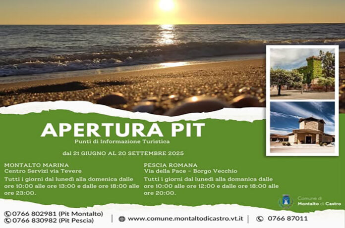 apertura PIT Marina di Montalto e Pesca Romana