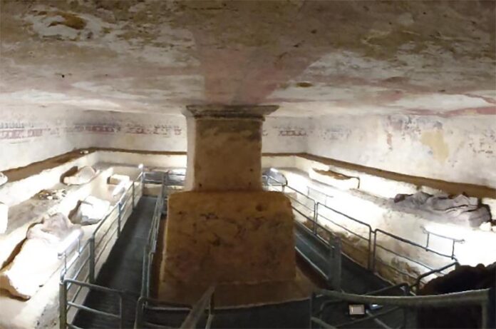 tombe del Tifone e del morto a Tarquinia tombe del Tifone e del morto a Tarquinia