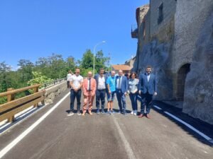 Riapertura della SP14 Tessennano-Canino