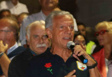 Massimo Mecarini, presidente del Sodalizio, ai Facchini: ” Il sudore si fa preghiera e ogni passo diventa promessa mantenuta a Santa Rosa”