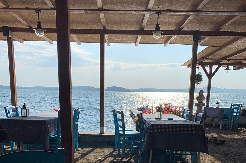 Show cooking di pesce di lago