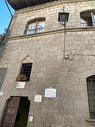 la sede di viterbo in via dei pellegrini