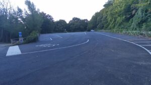 Conclusi i lavori al piazzale della Faggeta di Soriano nel Cimino