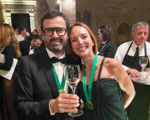 Enrica De Fazi durante la cena di gala