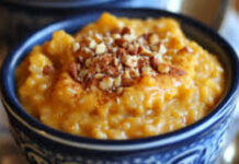 Risotto con zucca e nocciole