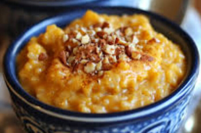 Risotto con zucca e nocciole
