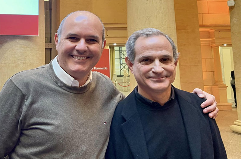 Sergio Caci con Francesco Giro