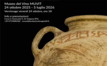La mostra Vino dono degli Dei. La Tomba 58 della Necropoli dell’Osteria a Vulci al Museo del Vino di Torgiano