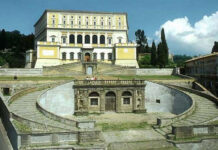 Caprarola: il Palazzo Farnese, giardino e parco Palazzo Farnese Caprarola-AnticoPresente